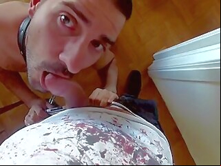 amateur Greek Slave For Masterd. Feet, Blowjob, Public, Piss, Spit big cock